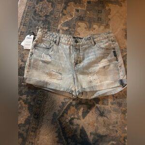 NWT Silver Jean shorts